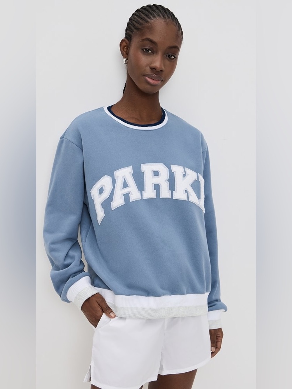 Parke Vintage Varsity Crewneck Sweatshirt - L/XL
